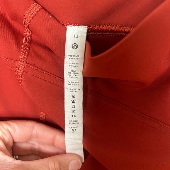 Lululemon InStill High-Rise Tights Leggings 25" Cayenne - Picture 3 of 6
